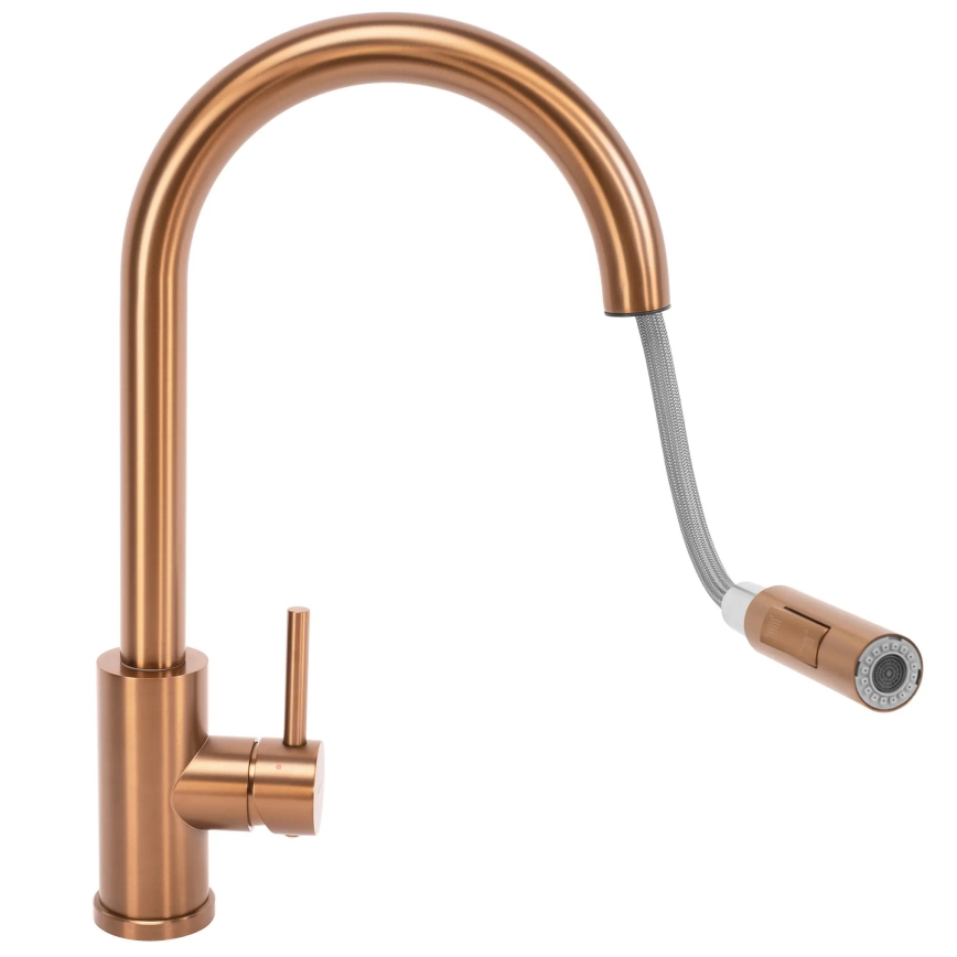 REA-B6560 - FRESH 45 cm Pull-Out Kitchen Faucet, Brushed Copper