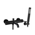 REA-B6634 - LUNGO bathtub set matte black