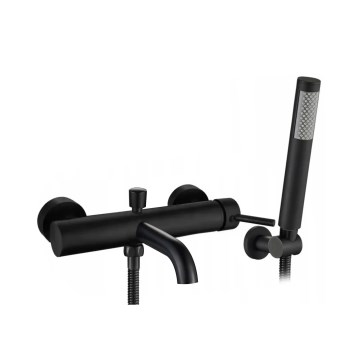 REA-B6634 - LUNGO bathtub set matte black