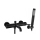 REA-B6634 - LUNGO bathtub set matte black
