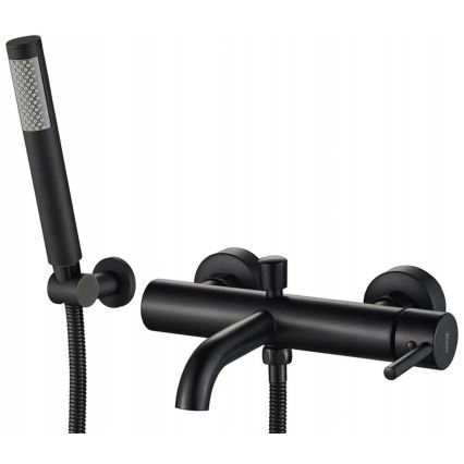 REA-B6634 - LUNGO bathtub set matte black