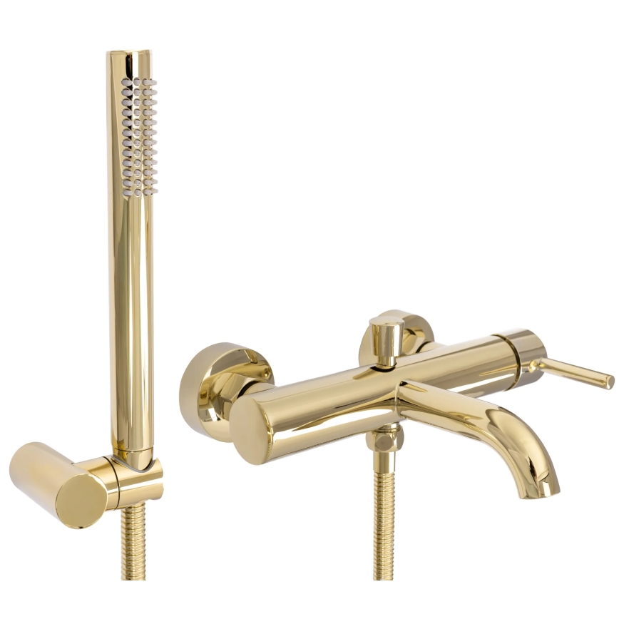 REA-B6635 - LUNGO Gold Bathtub Set