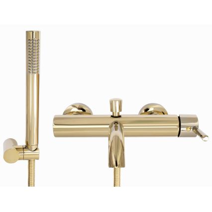 REA-B6635 - LUNGO Gold Bathtub Set