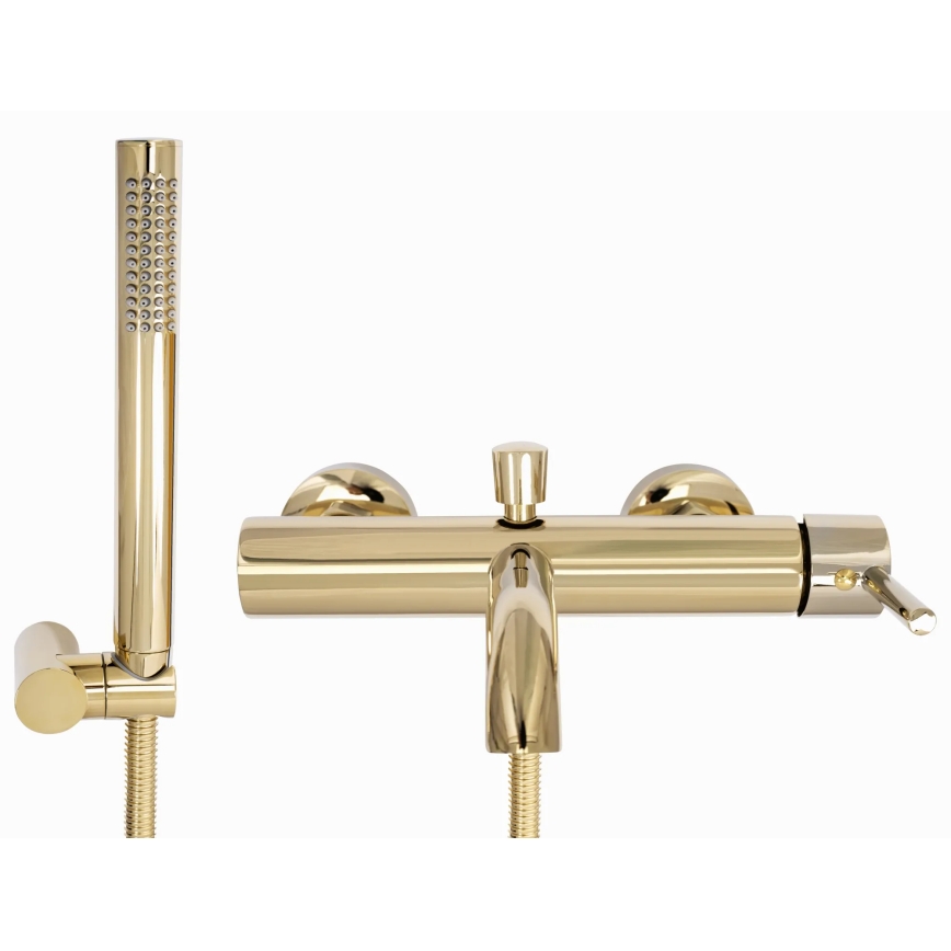 REA-B6635 - LUNGO Gold Bathtub Set