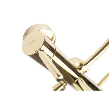 REA-B6635 - LUNGO Gold Bathtub Set