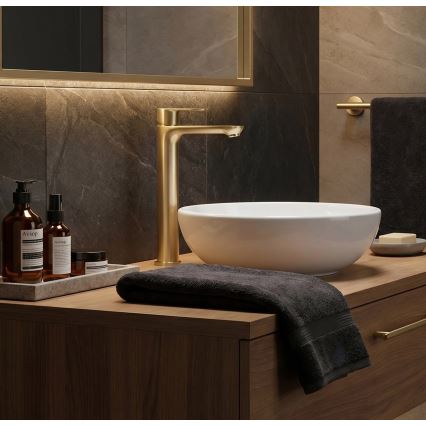 REA-B6671 - LOGAN Basin Mixer 29.5 cm Brushed Gold
