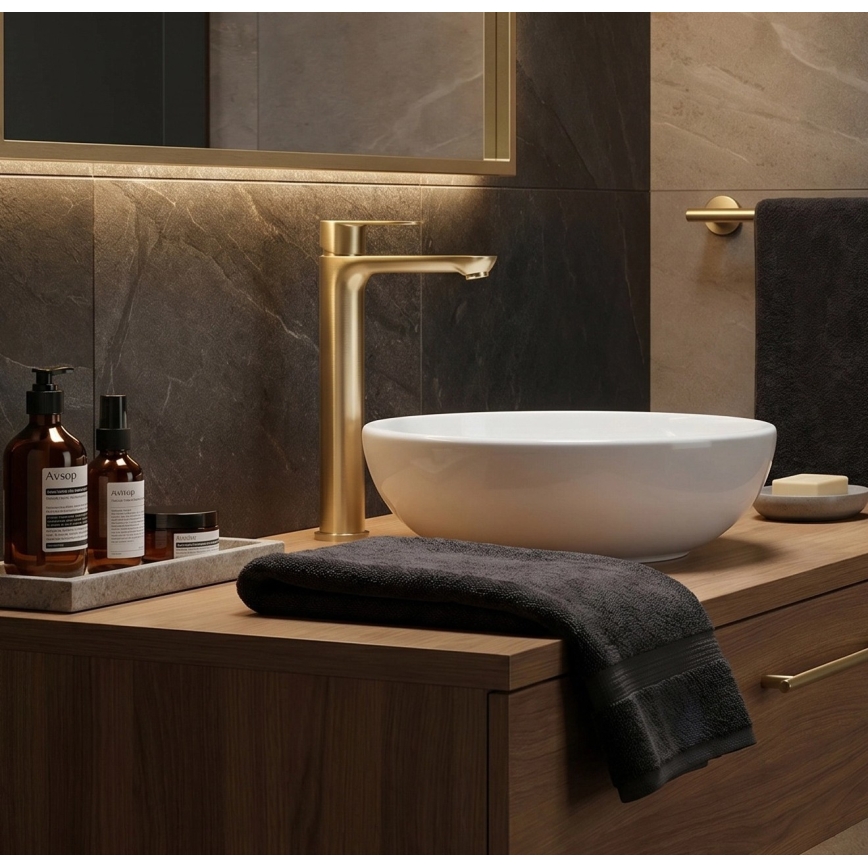 REA-B6671 - LOGAN Basin Mixer 29.5 cm Brushed Gold