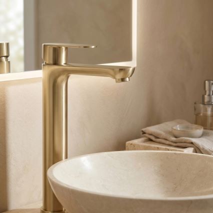 REA-B6671 - LOGAN Basin Mixer 29.5 cm Brushed Gold