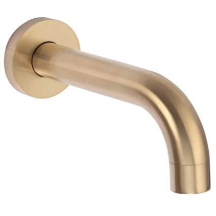 REA-B7503 - LUNGO Bathtub Set with Concealed Mixer, Brushed Gold