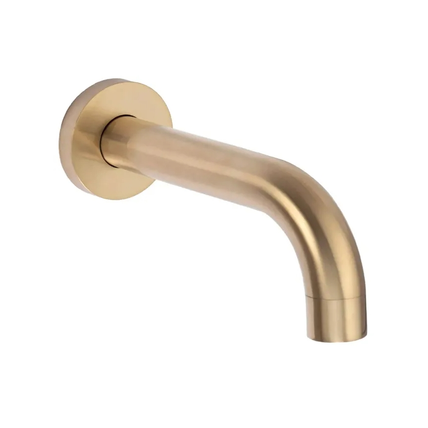 REA-B7503 - LUNGO Bathtub Set with Concealed Mixer, Brushed Gold