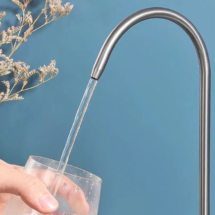 REA-B7563 - ECO FRESH 37.5 cm Kitchen Faucet with Pull-Out Spray and Integrated Filtration, Nickel