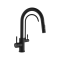REA-B7564 - Kitchen faucet with pull-out spray and ECO FRESH filtration, 37.5 cm, matte black