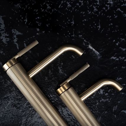 REA-B7802 - ARGON 29.5 cm Brushed Gold Basin Mixer