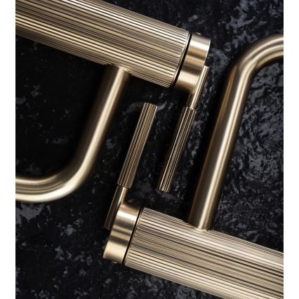 REA-B7802 - ARGON 29.5 cm Brushed Gold Basin Mixer