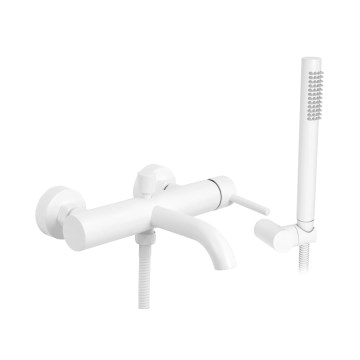 REA-B8030 - LUNGO Matte White Bath Set