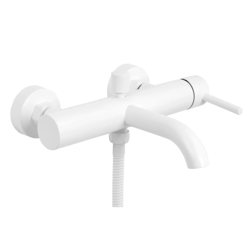 REA-B8030 - LUNGO Matte White Bath Set