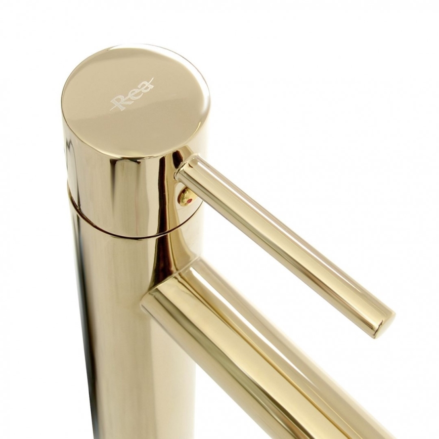 REA-B8803 - TESS 31.5 cm Gold Basin Mixer