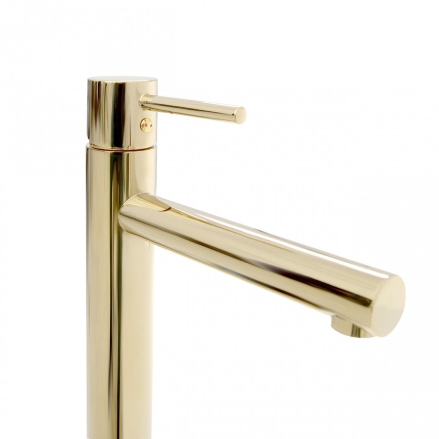 REA-B8803 - TESS 31.5 cm Gold Basin Mixer