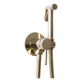 REA-B8979 - LUNGO Bidet Mixer with Hand Shower for Concealed Installation, Gold