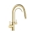 REA-B8989 - Kitchen sink faucet with pull-out sprayer and ECO FRESH filtration, 37.5 cm, gold