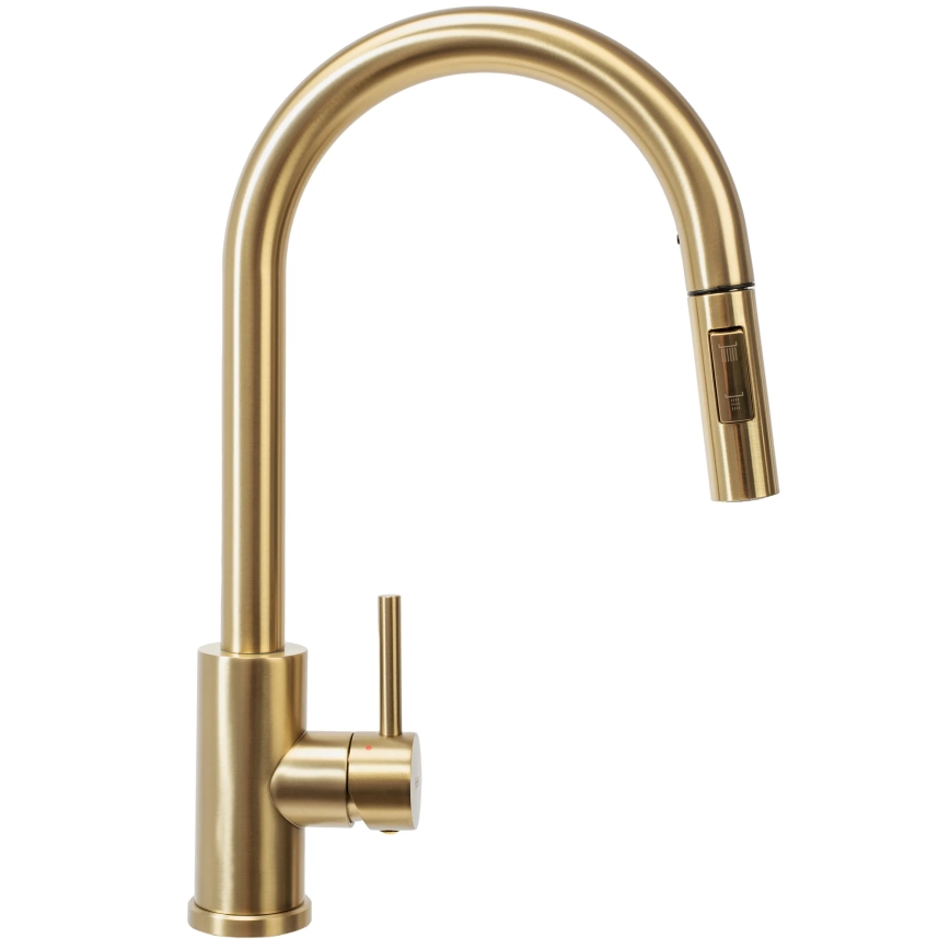 REA-B9148 - FRESH 39.5 cm Pull-out Kitchen Faucet, Brushed Gold
