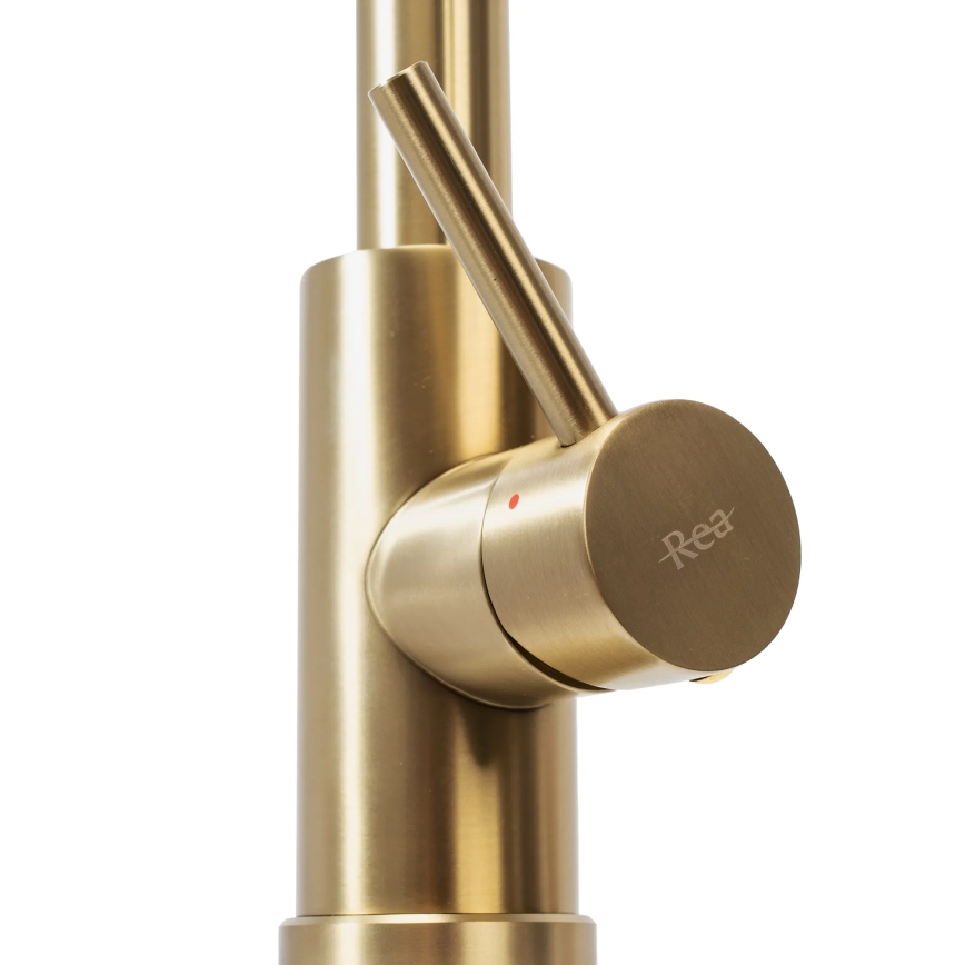 REA-B9148 - FRESH 39.5 cm Pull-out Kitchen Faucet, Brushed Gold