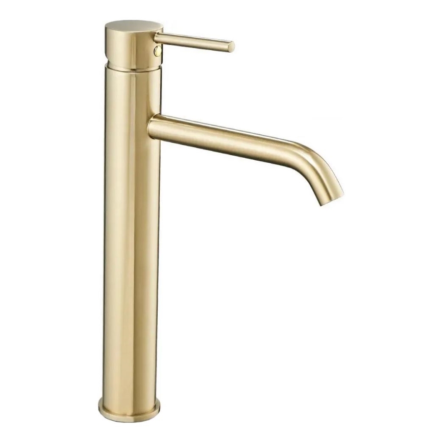 REA-B9409 - LUNGO 28 cm Gold Washbasin Faucet