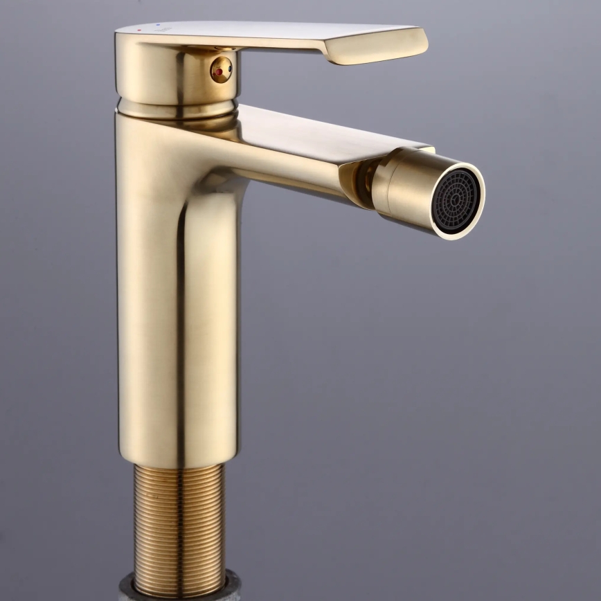 REA-B9970 - HASS 14.5 cm Bidet Mixer, Brushed Gold