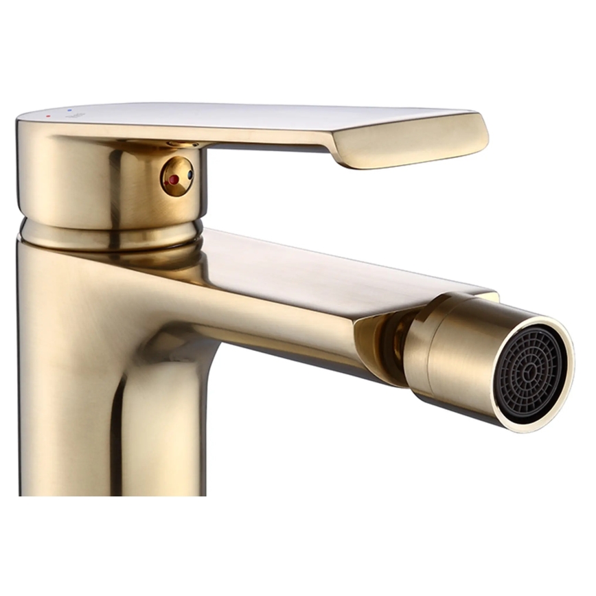 REA-B9970 - HASS 14.5 cm Bidet Mixer, Brushed Gold