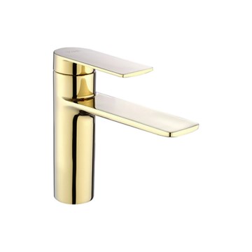 REA-B9981 - STORM 15 cm Gold Basin Mixer