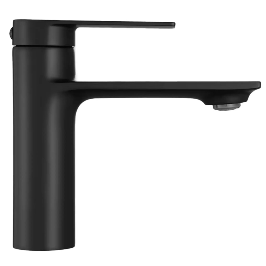 REA-B9986 - STORM 15 cm Matte Black Basin Mixer