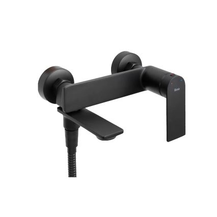 REA-B9989 - STORM Matte Black Bathtub Set