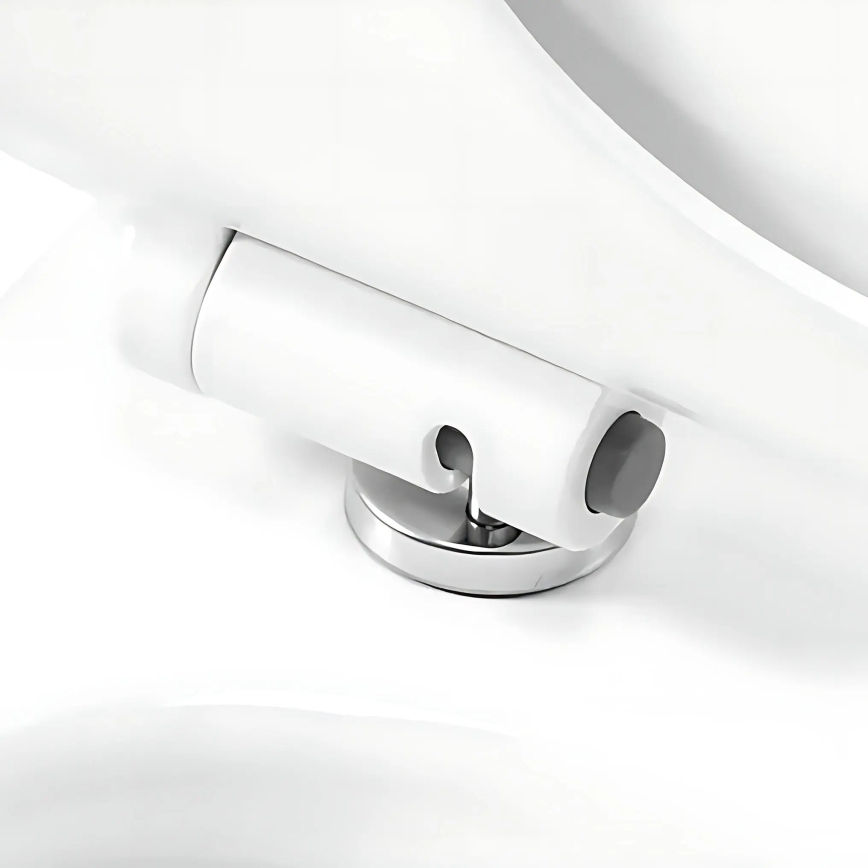 REA-C1652 - Wall-hung toilet with seat GUSTAVO RIMLESS ceramic/white