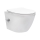 REA-C9701 - Wall-hung toilet with bidet spray and seat CARLO LUX ceramic/white