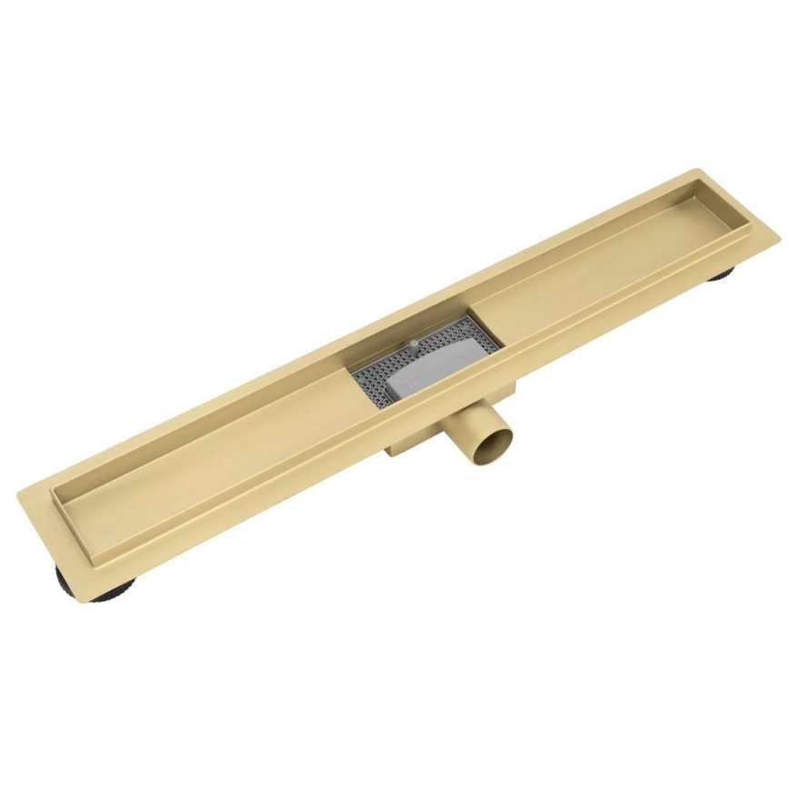 REA-G2562 - NEOX 70 cm Stainless Steel/Gold Linear Drain