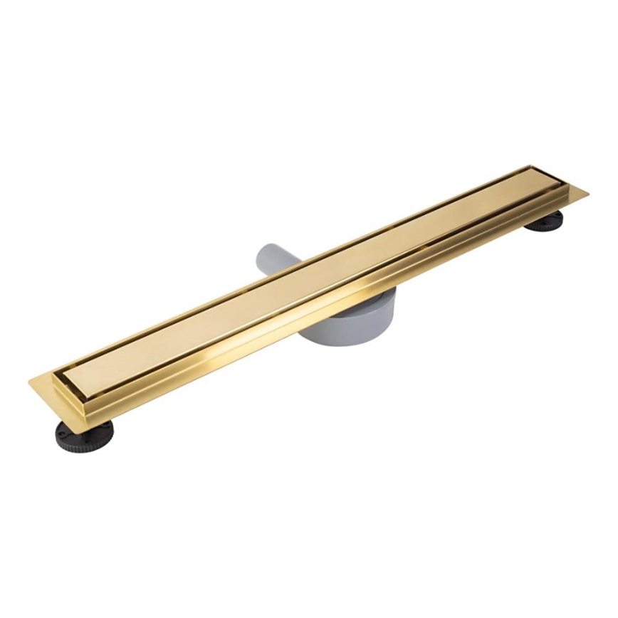 REA-G2703 - NEOX PRO 80 cm stainless steel linear shower drain, brushed gold finish