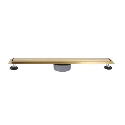 REA-G2704 - NEOX PRO 90 cm Linear Shower Drain, Stainless Steel/Brushed Gold