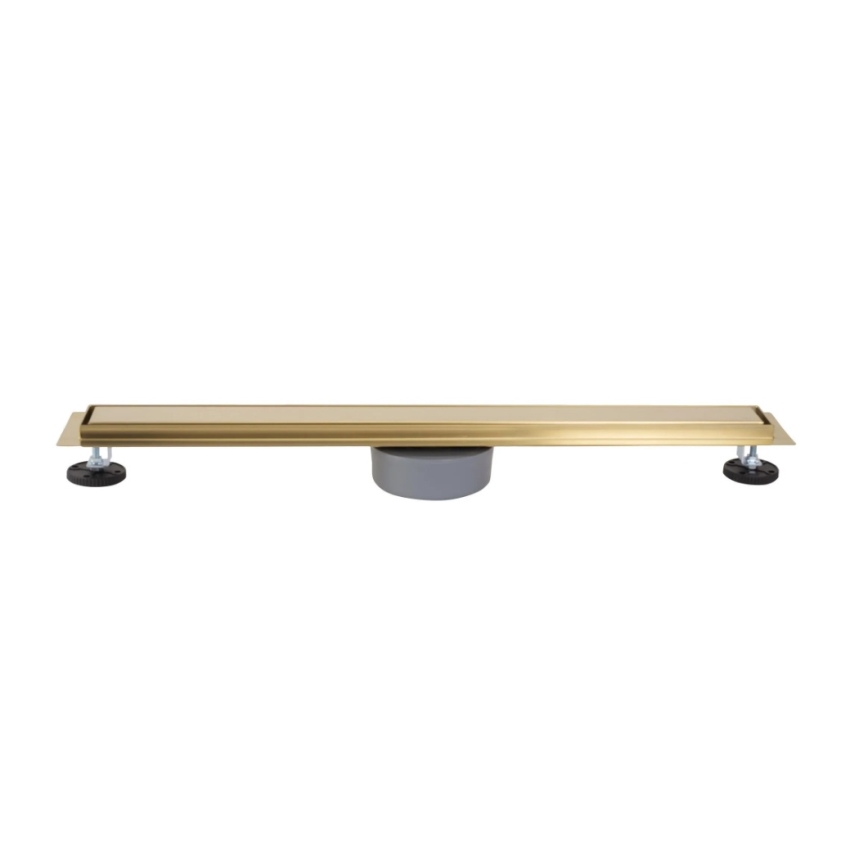 REA-G2704 - NEOX PRO 90 cm Linear Shower Drain, Stainless Steel/Brushed Gold