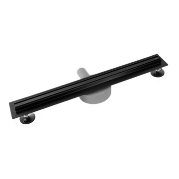 REA-G2710 - NEOX SLIM 80 cm linear drain stainless steel/black