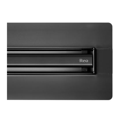 REA-G2710 - NEOX SLIM 80 cm stainless steel/black linear drain