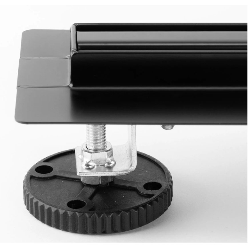 REA-G2710 - NEOX SLIM 80 cm stainless steel/black linear drain