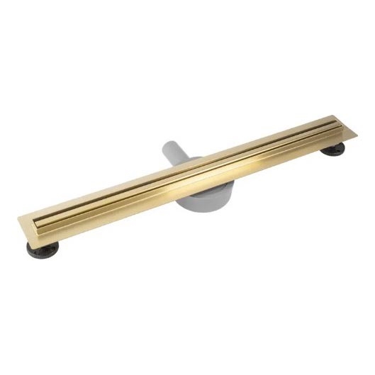 REA-G2714 - NEOX SLIM 70 cm Stainless Steel Linear Drain, Brushed Gold