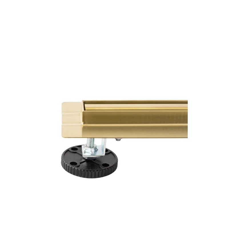 REA-G2714 - NEOX SLIM 70 cm Stainless Steel Linear Drain, Brushed Gold