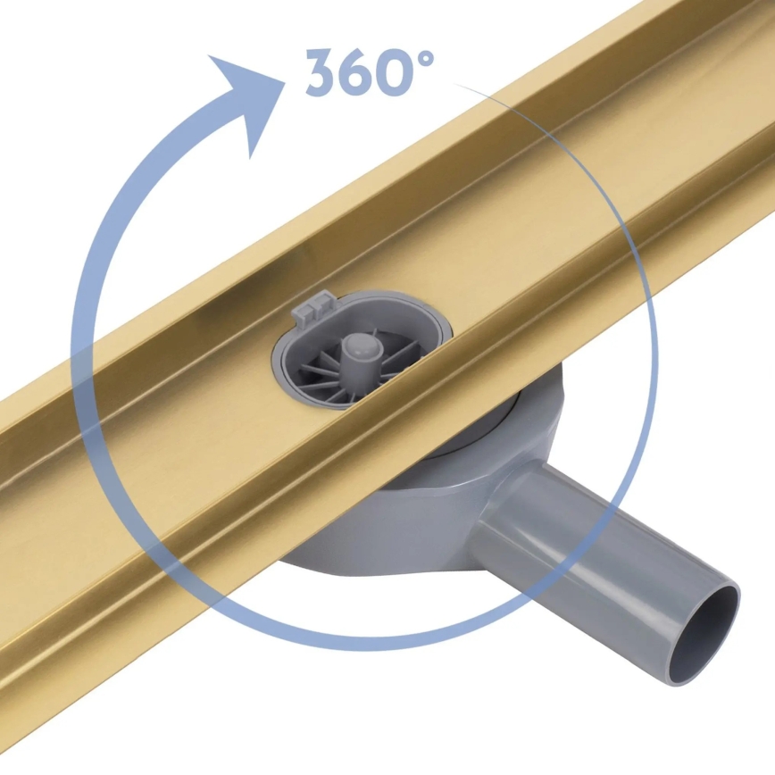 REA-G2742 - NEOX PRO 70 cm Gold Finish Linear Drain