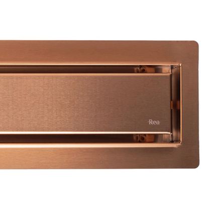 REA-G4802 - NEOX PRO 80 cm Brushed Copper Linear Drain