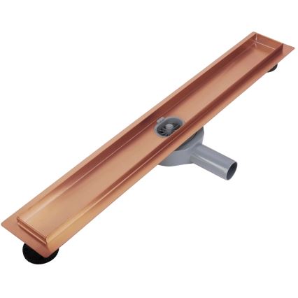 REA-G4802 - NEOX PRO 80 cm Brushed Copper Linear Drain