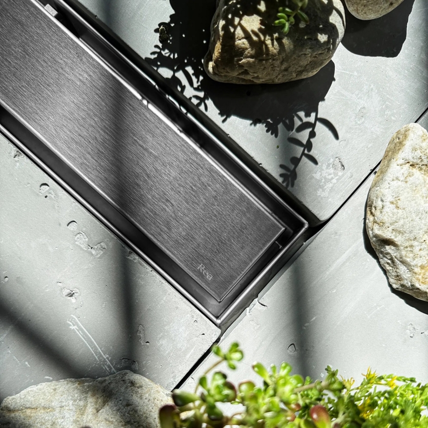 REA-G5806 - NEOX PRO 50 cm Linear Shower Drain, Nickel