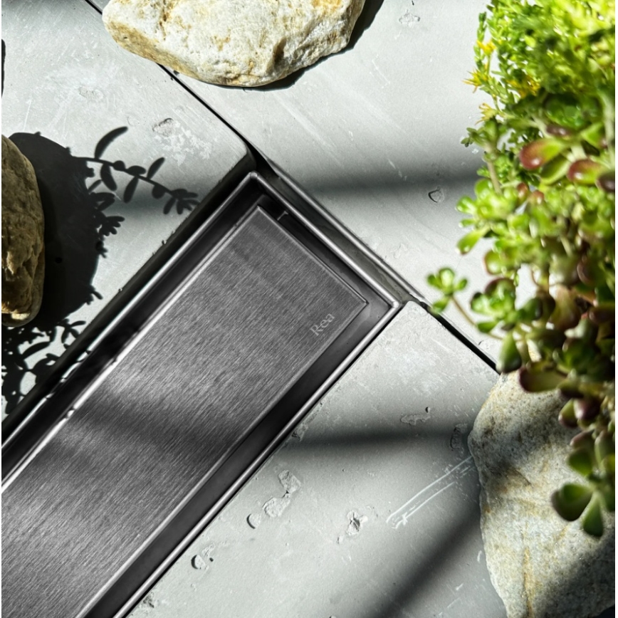 REA-G5807 - NEOX PRO 60 cm Stainless Steel Drain Channel