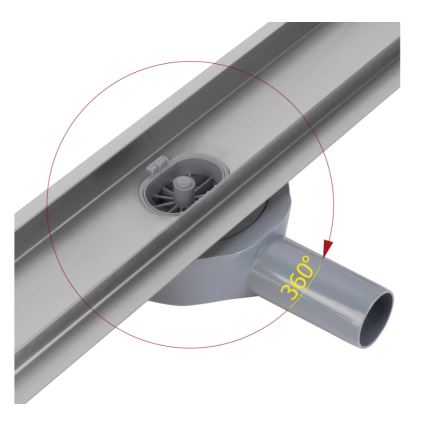 REA-G5807 - NEOX PRO 60 cm Stainless Steel Drain Channel