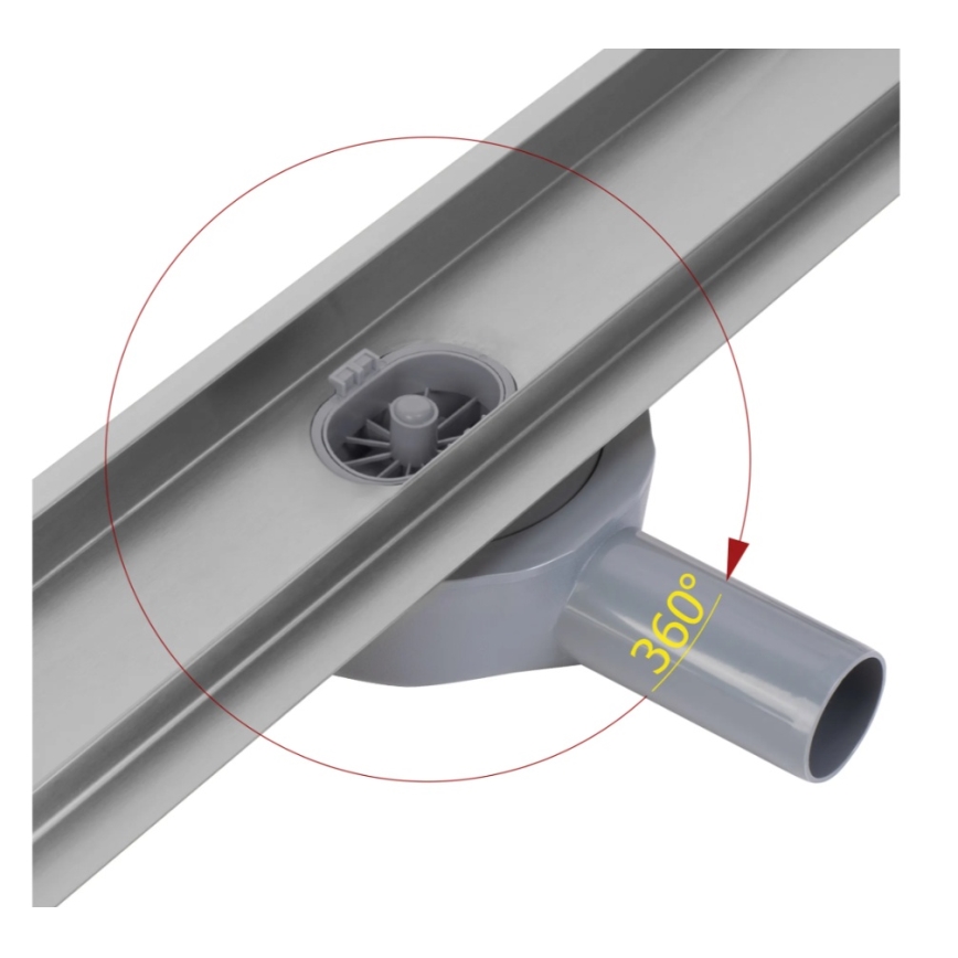 REA-G5807 - NEOX PRO 60 cm Stainless Steel Linear Drain